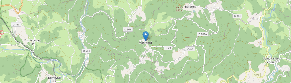 Montclard - Carte