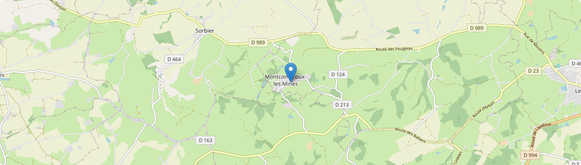 Montcombroux-les-Mines - Carte
