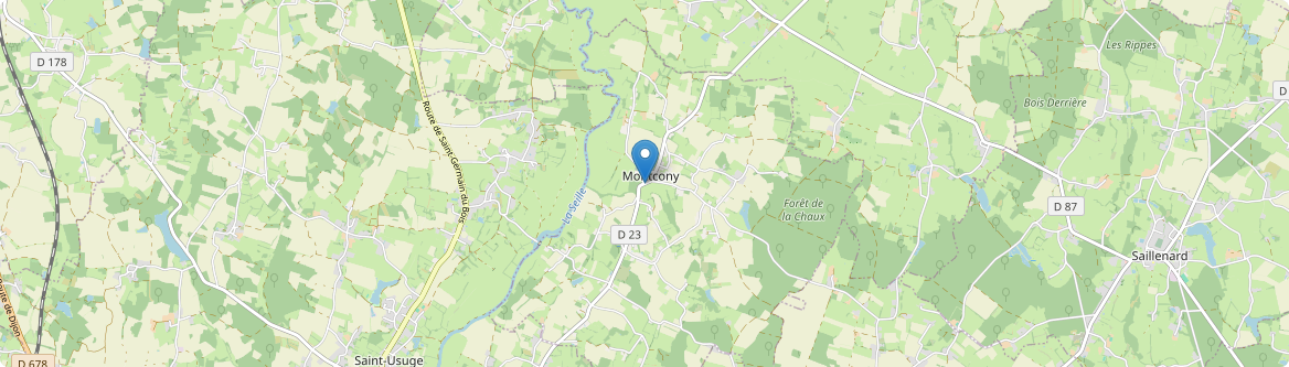 Montcony - Carte