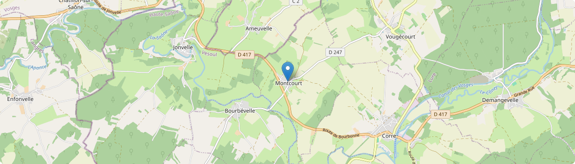 Montcourt - Carte