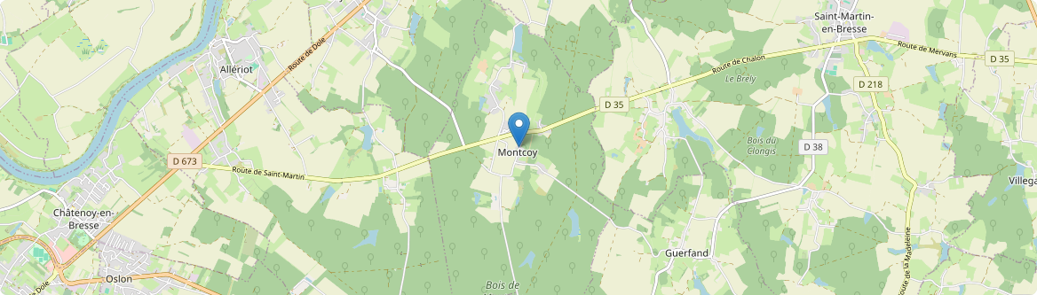Montcoy - Carte