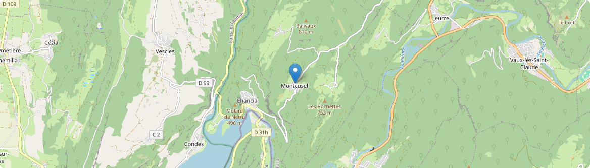 Montcusel - Carte
