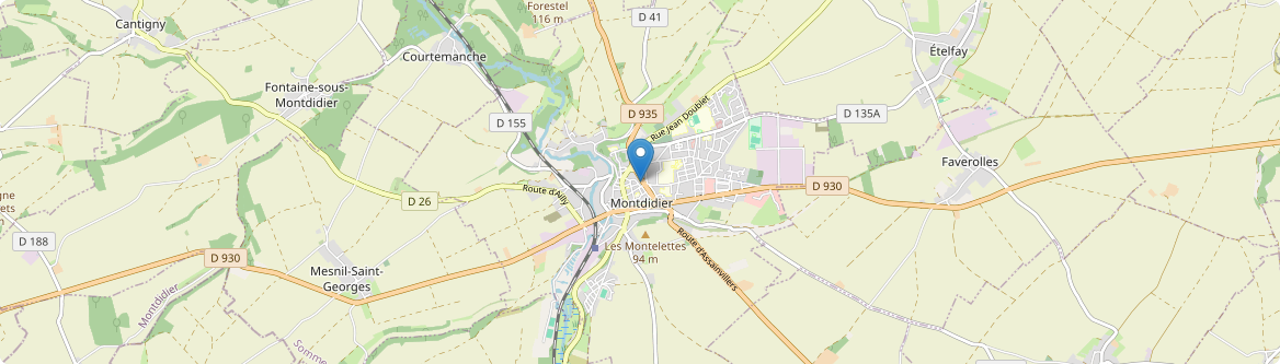 Montdidier - Carte