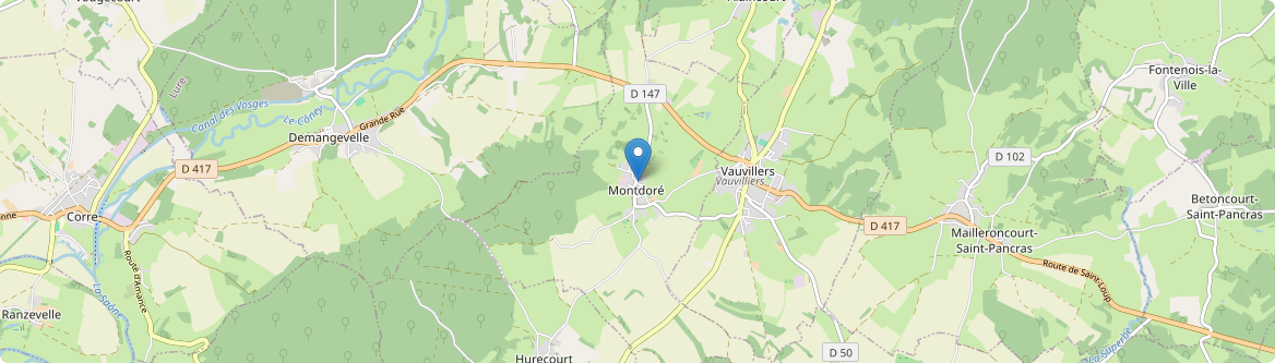 Montdoré - Carte