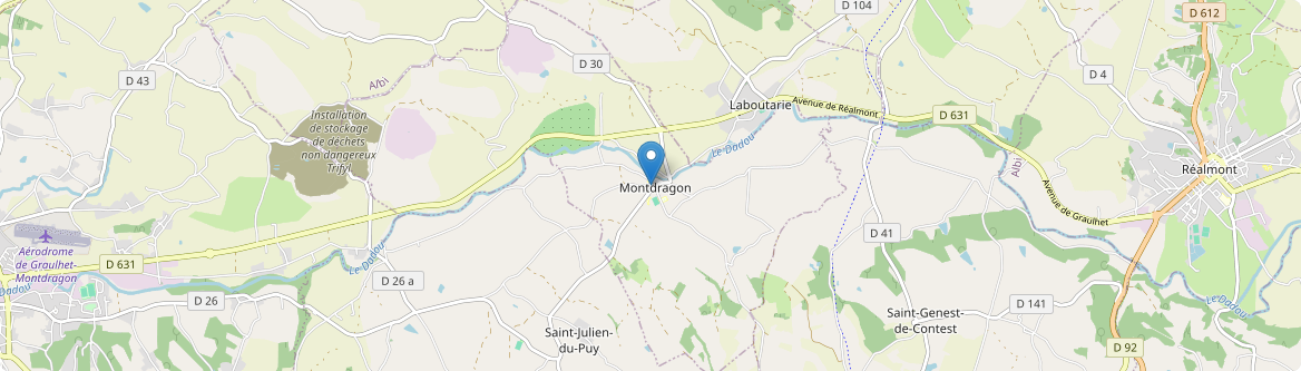 Montdragon - Carte
