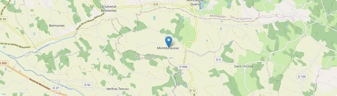 Montdurausse - Carte