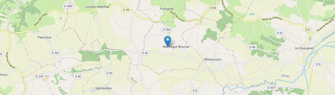 Montégut-Bourjac - Carte