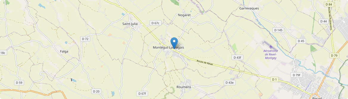 Montégut-Lauragais - Carte
