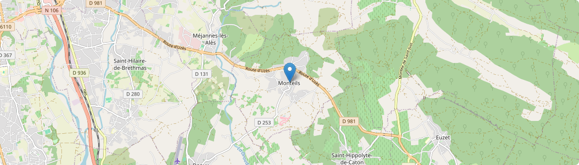 Monteils - Carte