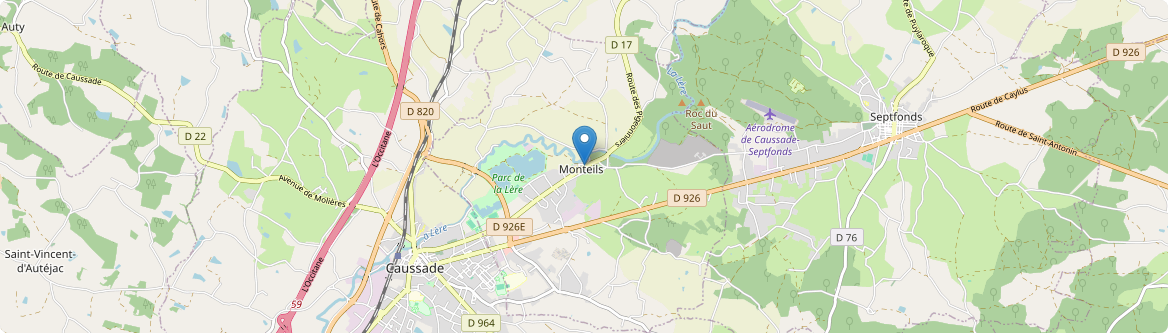 Monteils - Carte
