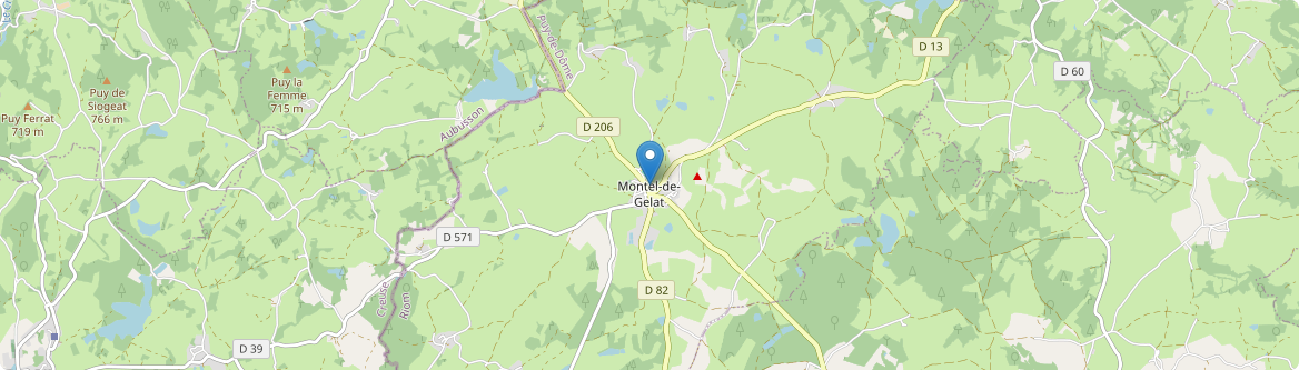 Montel-de-Gelat - Carte