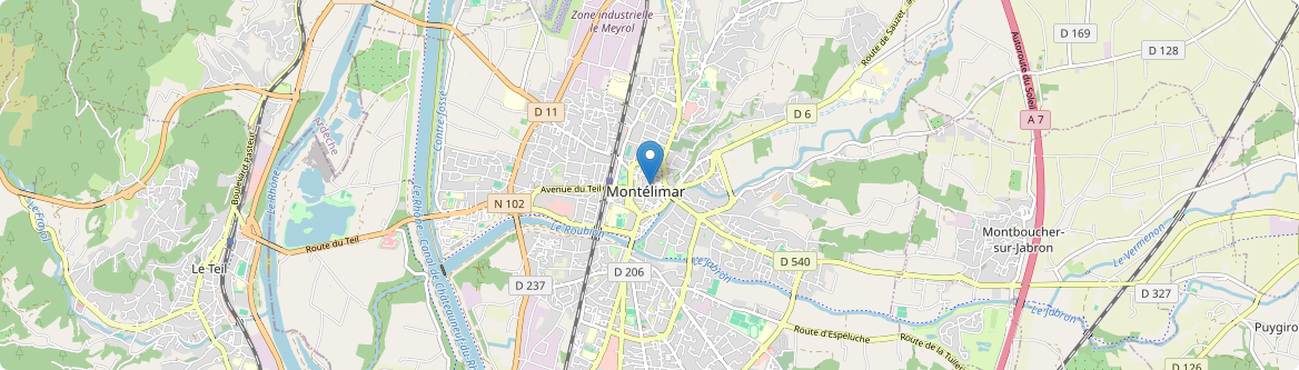 Montélimar - Carte