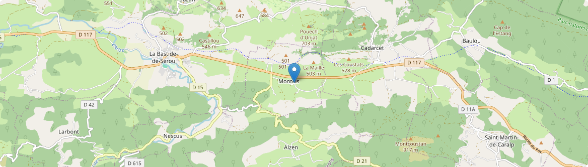 Montels - Carte