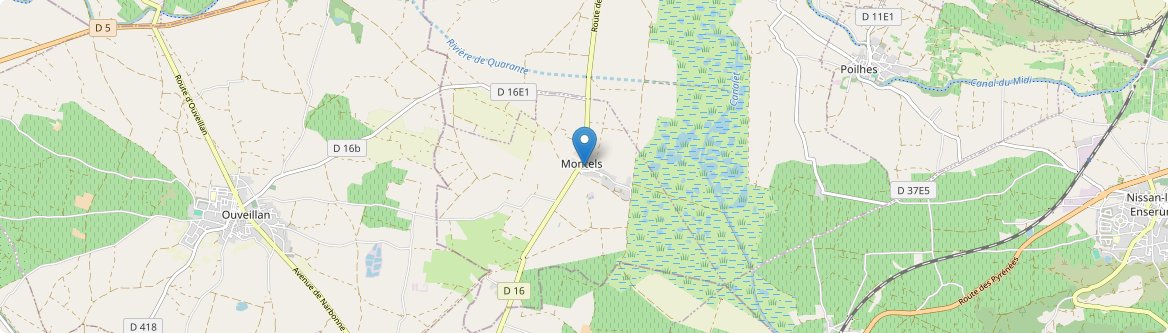 Montels - Carte