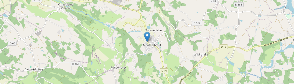Montembœuf - Carte