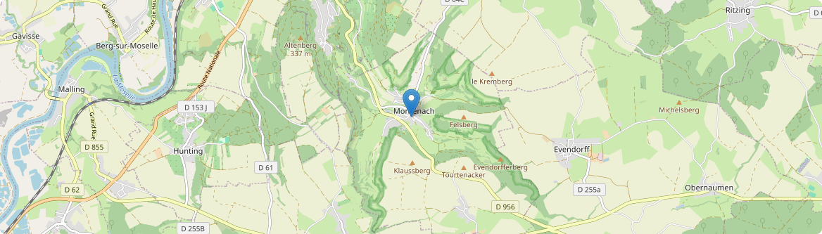 Montenach - Carte