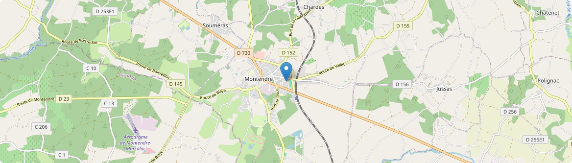 Montendre - Carte