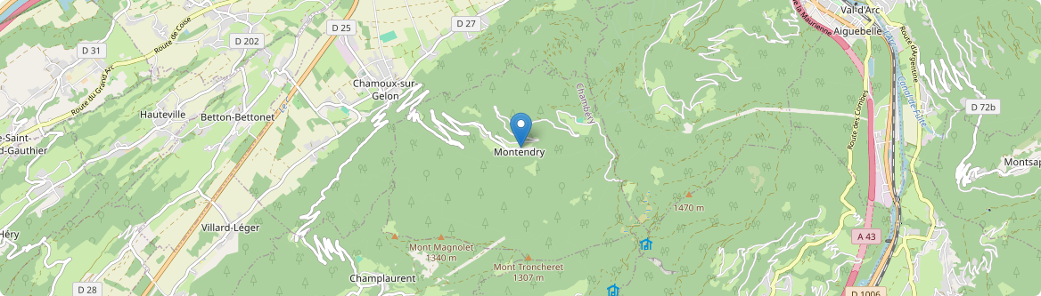 Montendry - Carte