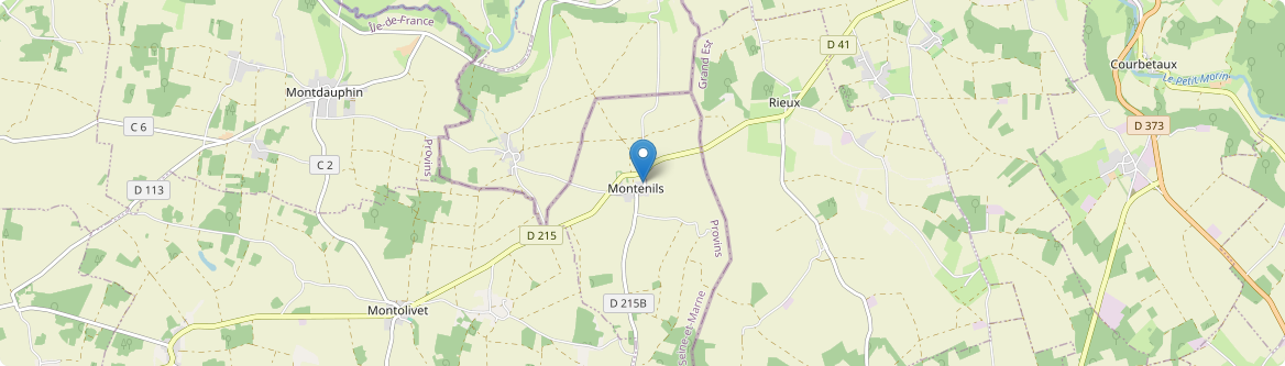 Montenils - Carte