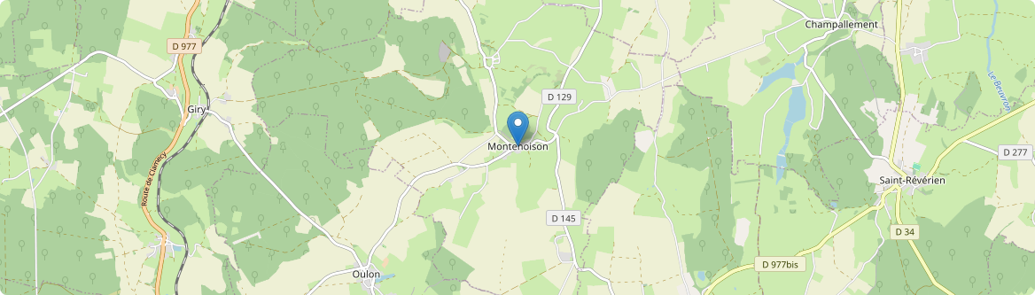 Montenoison - Carte