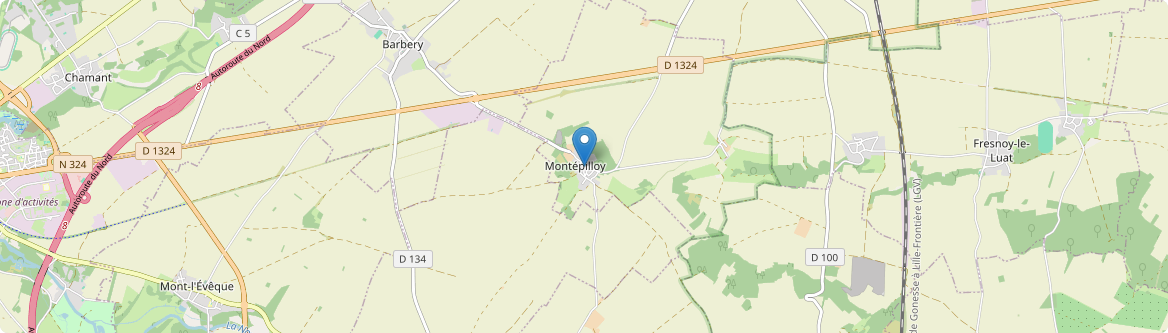 Montépilloy - Carte