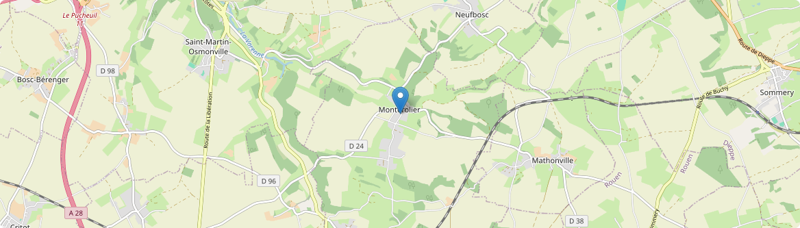Montérolier - Carte