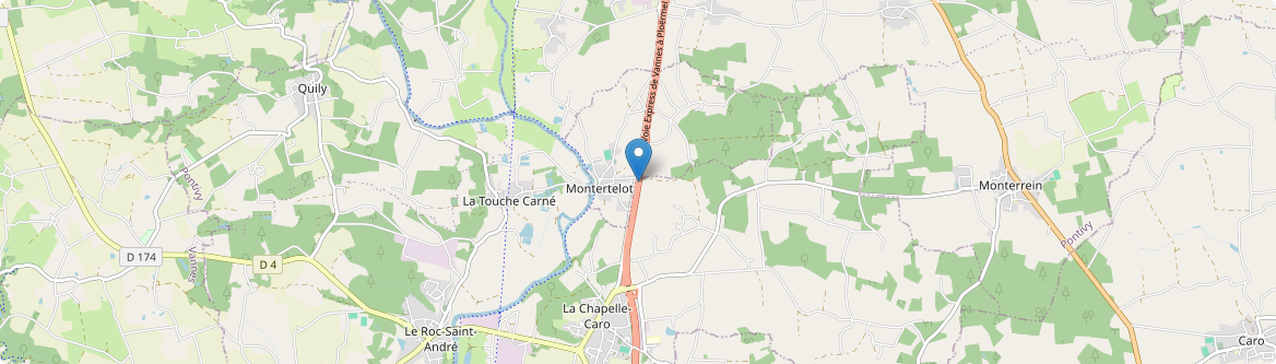 Montertelot - Carte