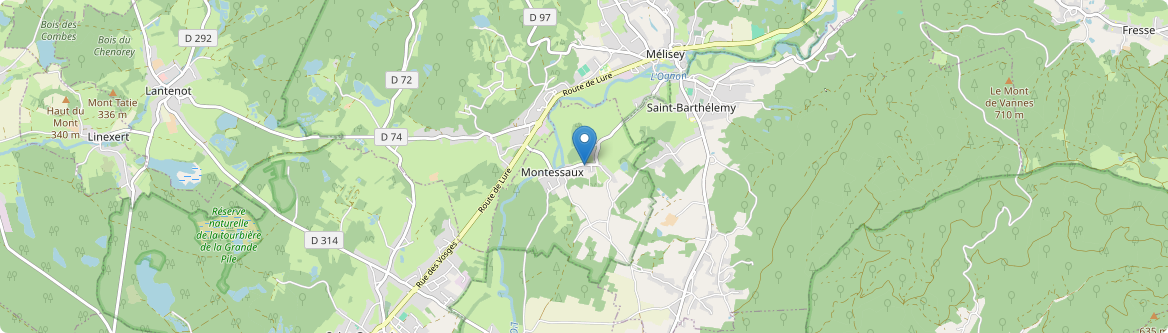 Montessaux - Carte