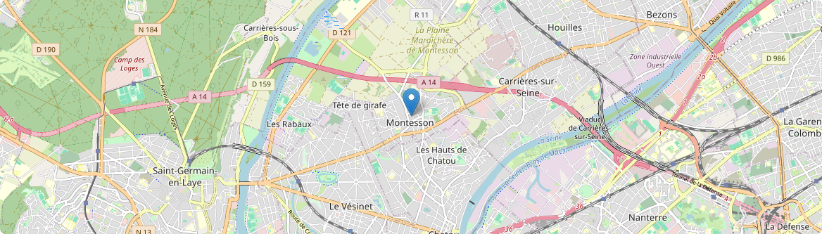 Montesson - Carte