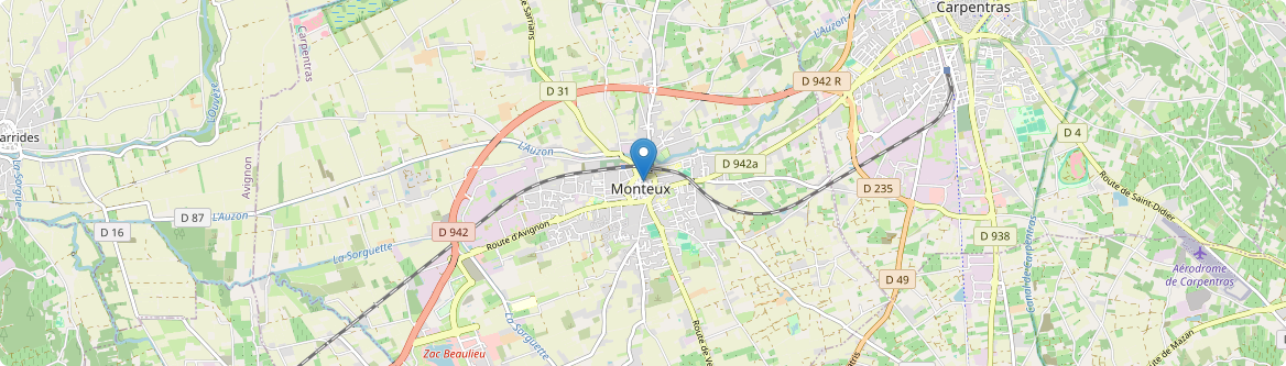 Monteux - Carte