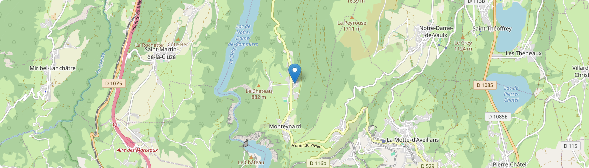 Monteynard - Carte