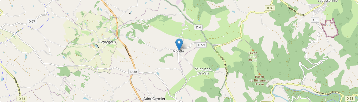 Montfa - Carte