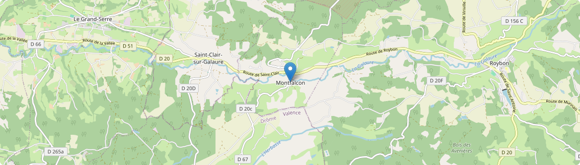 Montfalcon - Carte