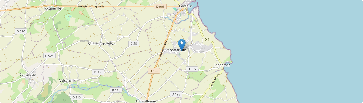 Montfarville - Carte