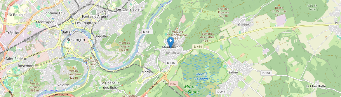 Montfaucon - Carte