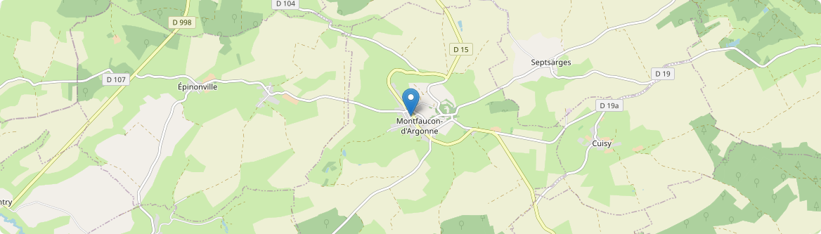 Montfaucon-d'Argonne - Carte