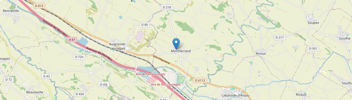Montferrand - Carte
