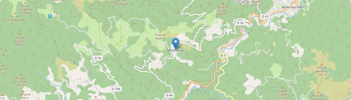 Montferrer - Carte