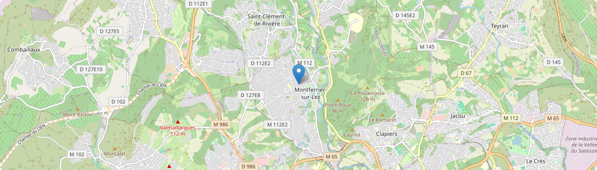 Montferrier-sur-Lez - Carte