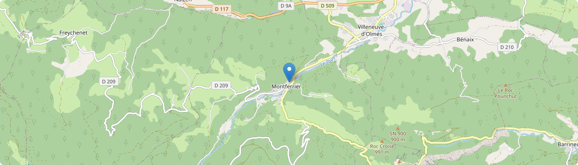 Montferrier - Carte