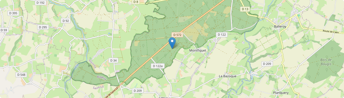 Montfiquet - Carte