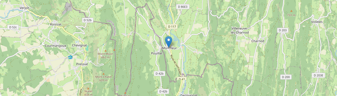 Montfleur - Carte