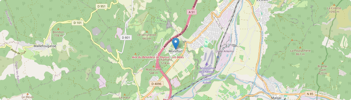 Montfort - Carte