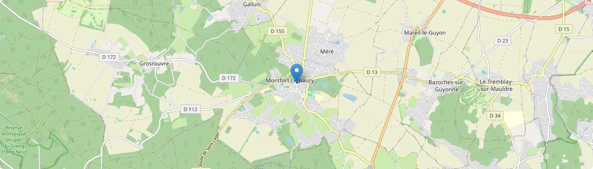 Montfort-l'Amaury - Carte