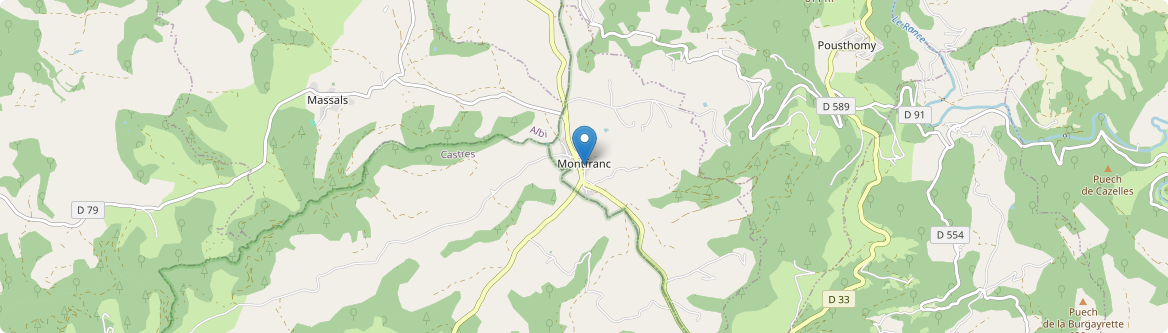 Montfranc - Carte