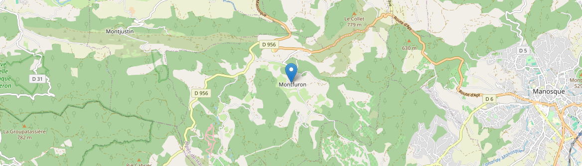 Montfuron - Carte