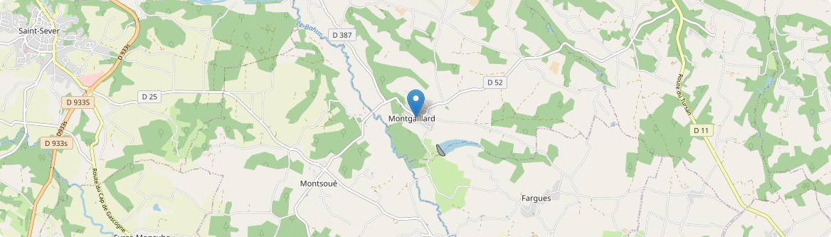 Montgaillard - Carte