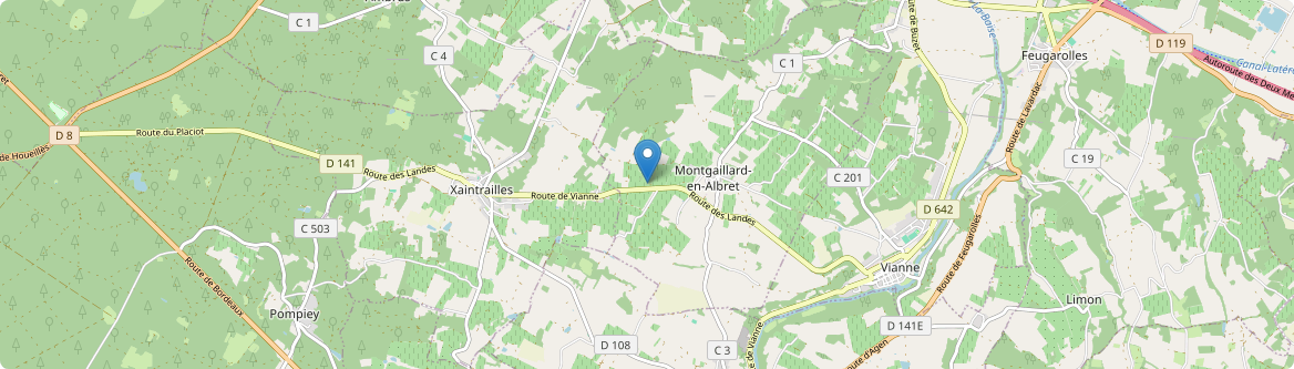 Mongaillard - Carte