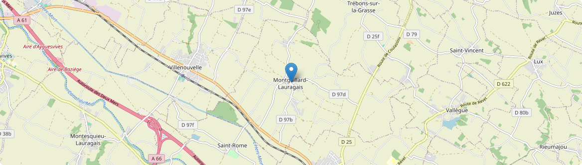 Montgaillard-Lauragais - Carte