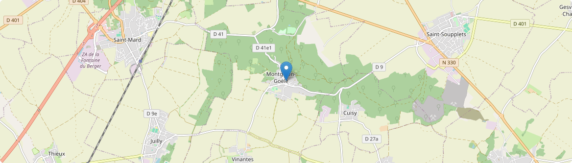 Montgé-en-Goële - Carte